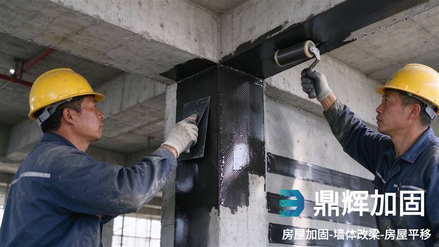 碳纤维布加固施工工艺,梁柱加固的首选材料